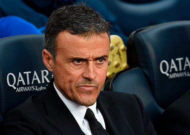 Barcelona’s coach Luis Enrique before the Spanish league football match between FC Barcelona and Malaga CF at the Camp Nou stadium in Barcelona. AFP file photo