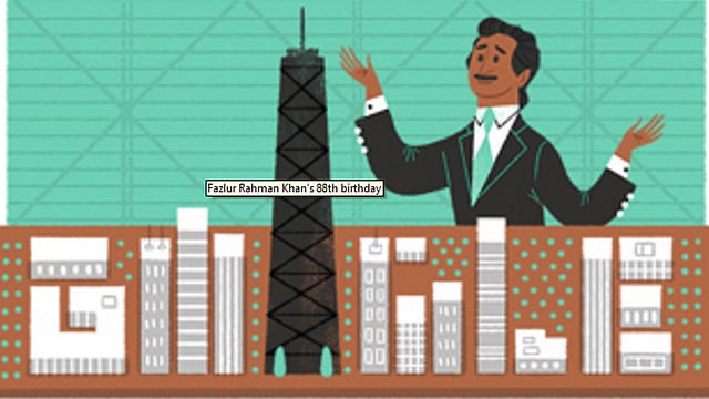 Google Doodle celebrates FR Khan’s birthday