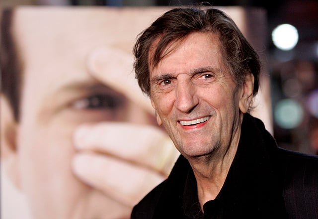 Harry Dean Stanton smiles at the premiere of 'Big Love' at the Grauman's Chinese theatre in Hollywood, California, US on 23 February, 2006. Photo: Reuters