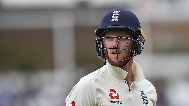 England’s Ben Stokes leaves the field after being bowled by South Africa’s Chris Morris for 31 on the fourth day of the third Test match between England and South Africa at The Oval cricket ground in London. AFP file photo