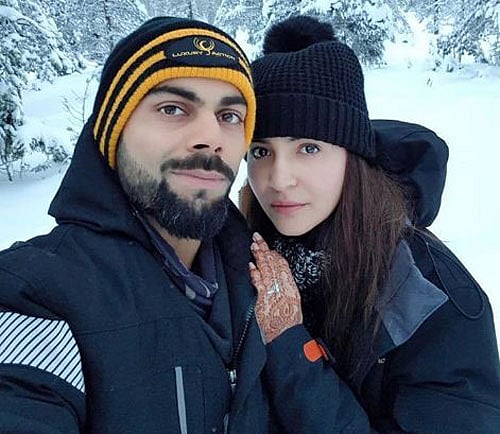Anushka, Virat enjoy honeymoon in `heaven`. Photo: Instagram