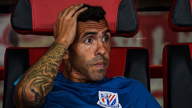 Tevez scored just four times in the Chinese Super League (CSL). AFP