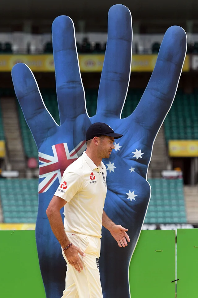 Australia`s captain Steve Smith holds the Ashes trophy next to team mates after they won the fifth Ashes cricket test match and the series 4-0. REUTERS