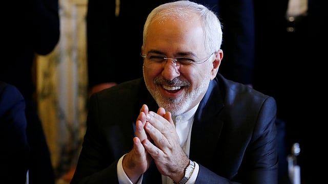 Iran`s foreign minister Mohammad Javad Zarif attends a meeting with Belgian counterpart Didier Reynders (unseen) at the Egmont Palace in Brussels, Belgium on 11 January 2018. Reuters