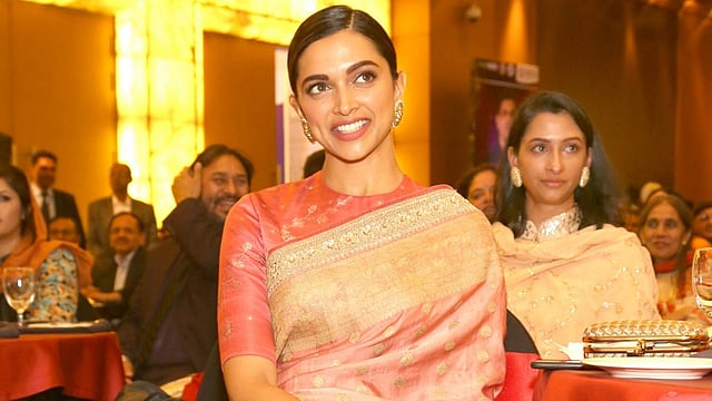 Actress Deepika Padukone attends the award ceremony the Lifetime Achievement Award in New Delhi on 29 January 2018. Photo: IANS