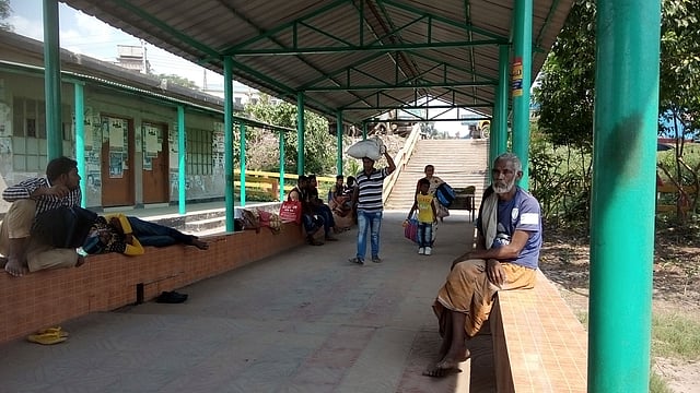Waterbus passengers at Gabtoli landing station. Photo : Mushfique Wadud