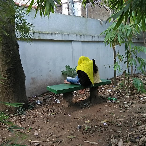 Couples often use this garden for their `romantic` escapades, often violating all sense of decency.