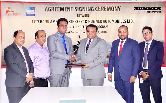 City Bank inked a deal with Runner Automobiles