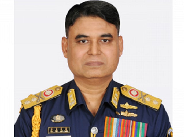 The new Chief of Naval Staff AMMM Aurangzeb Chowdhury . Photo: UNB