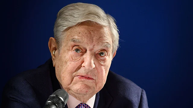 Hungarian-born US investor and philanthropist George Soros delivers a speech on the sideline of the World Economic Forum (WEF) annual meeting, on 24 January 2019 in Davos, eastern Switzerland. Photo: AFP