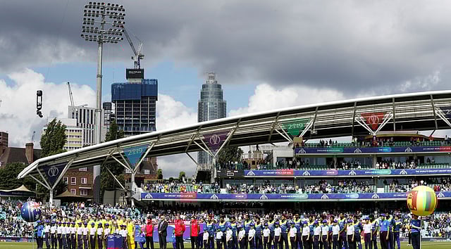 Australia`s Aaron Finch in action against Sri Lanka at the Kia Oval, London, Britain on 15 June, 2019. Photo: Reuters