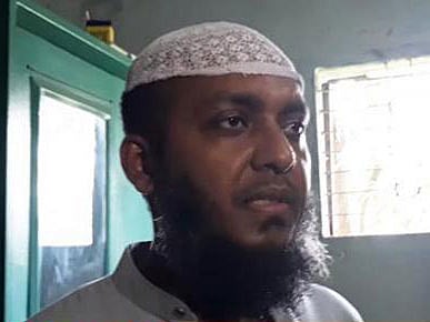 Maulana Al Amin, an accused of raping 12 female students. Photo: Prothom Alo.