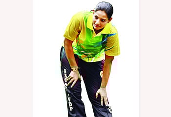 কুস্তিগির শিরিন সুলতানা চান বিশ্ব আসরে বাংলাদেশের জন্য সোনা জিততে। ছবি: অধুনা