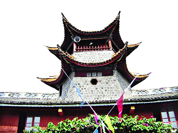 খো লি জং গ্রামের প্যাগোডা আকৃতির মসজিদ