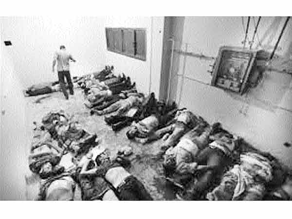 সারি সারি লাশ