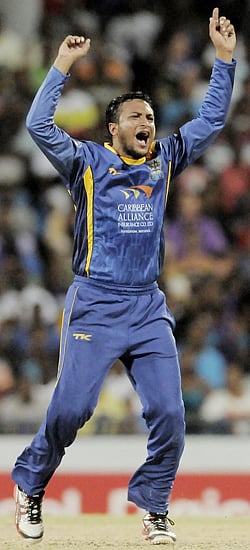 দারুণ রেকর্ডে সিসিএল মাতালেন সাকিব আল হাসান ছবি: ক্রিকইনফোর সৌজন্যে