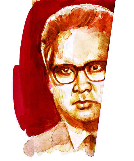 সৈয়দ ওয়ালীউল্লাহ্ [১৫ আগস্ট ১৯২২—১০ অক্টোবর ১৯৭১], প্রতিকৃতি: মাসুক হেলাল