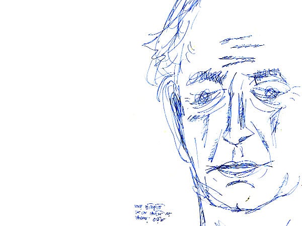 আত্মপ্রতিকৃতি, শিল্পী: সৌমিত্র চট্টোপাধ্যায়