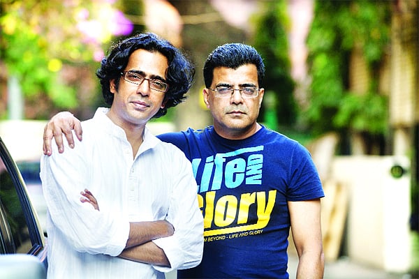 বাপ্পা মজুমদার ও পার্থ মজুমদার। ছবি: কবির হোসেন