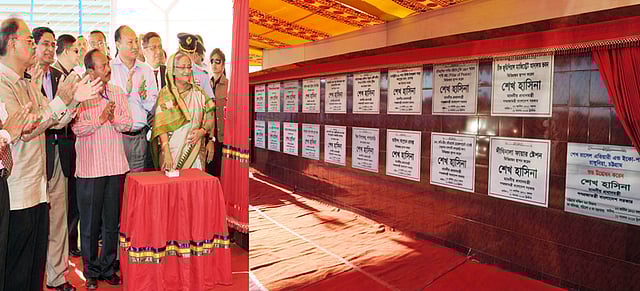 প্রধানমন্ত্রী ১১ নভেম্বর খাগড়াছড়ির রামগড় ৫০ শয্যা হাসপাতাল, এক হাজার মেট্রিক টন খাদ্যগুদাম, মুক্তিযোদ্ধা কমপ্লেক্স, খাগড়াছড়ি সরকারি কলেজ ভবনসহ বিভিন্ন নবনির্মিত অবকাঠামো উদ্বোধন করেন। ছবি: পিআইডি