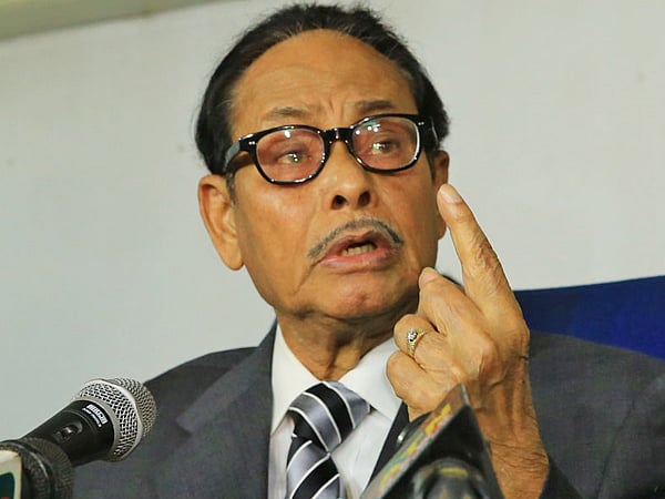 জাতীয় পার্টির চেয়ারম্যান এইচ এম এরশাদ। ফাইল ছবি