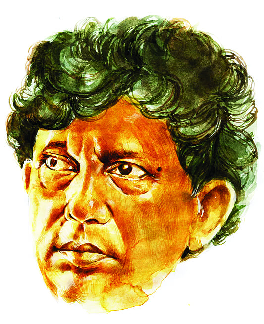 সেলিম আল দীন [১৮ আগস্ট ১৯৪৯—১৪ জানুয়ারি ২০০৮], প্রতিকৃতি: মাসুক হেলাল