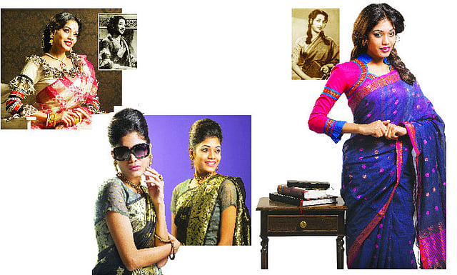 মুক্তার গয়না ভালোবাসতেন সুচিত্রা সেন, সুচিত্রার সাজে কোথায় যেন একটু পশ্চিমা টানও ছিল, চোখে যেন মায়াময়তার থেকে রহস্যময়তাই ছবি: কবির হোসেন