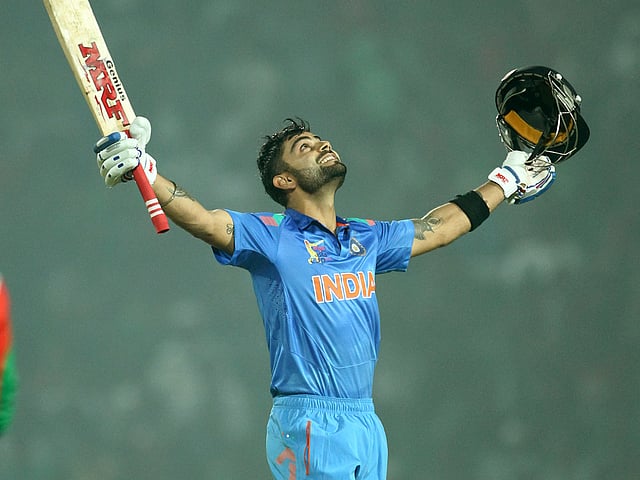 কোহিলেতে সর্বনাশ বাংলাদেশের। ভারতের অধিনায়ক স্পর্শ করলেন ১৯তম ওয়ানডে সেঞ্চুরি। ছবি: শামসুল হক