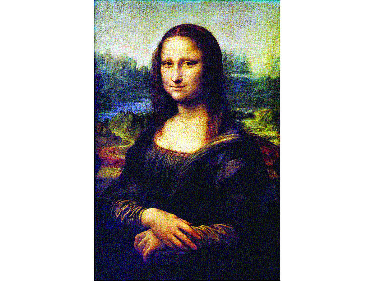 ছবির মানুষ মোনালিসা।