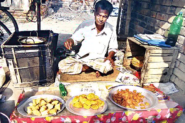 নিজের দোকানে সুবল চন্দ্র দাস