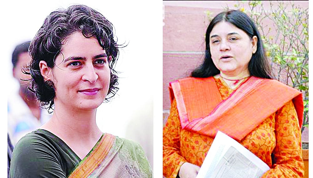 প্রিয়াঙ্কা গান্ধী ও মানেকা গান্ধী