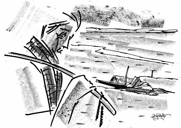 আঁকাঃ কাইয়ুম চৌধুরী