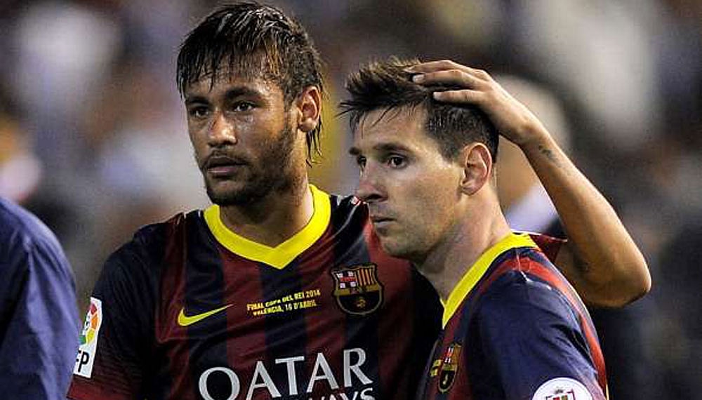 ন্যু ক্যাম্পে আসার আগে মেসিকে বুঝতে পারেননি নেইমার ছবি: এএফপি