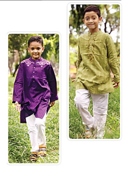 মডেল: দিব্যময় ও মাহিব, পোশাক: অঞ্জনস ছবি: সুমন ইউসুফ