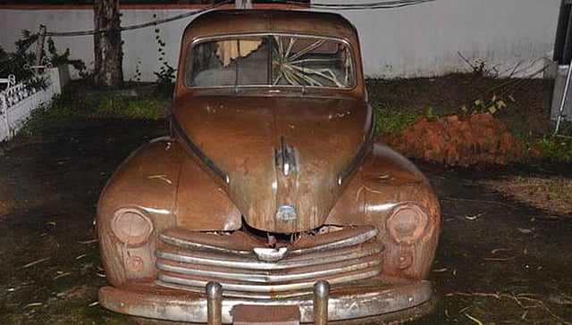 ভারতের ঝাড়খণ্ড রাজ্যের ধানবাদ থেকে স্বাধীনতা সংগ্রামের নেতা নেতাজি সুভাষচন্দ্র বসুর ব্যবহূত ‘বেবি অস্টিন’ গাড়িটি উদ্ধার করা হয়েছে। ছবি: প্রথম আলো