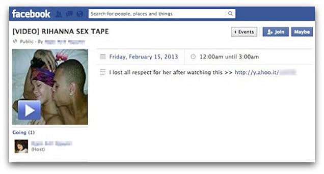 রিহানার ভুয়া ভিডিওর লিংক