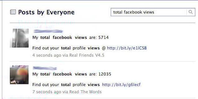 প্রোফাইল ভিজিটর স্ট্যাটস