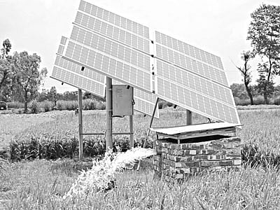 সৌরশক্তিতে সেচ পাম্প