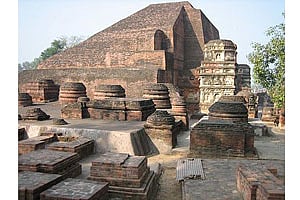 ৮০০ বছর আগের নালন্দা বিশ্ববিদ্যালয়ের ধ্বংসস্তূপ। ছবি: সংগৃহীত