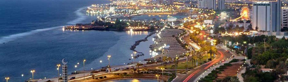 জেদ্দা নগরের একাংশের দৃশ্য