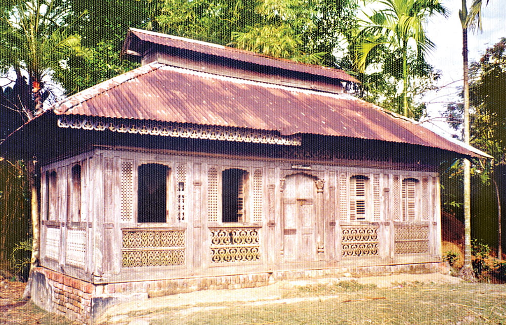 পিরোজপুরের মঠবাড়িয়ার শতবর্ষী মমিন মসজিদ l ছবি: সংগ্রহ