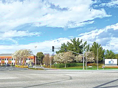 ক্যালিফোর্নিয়ার মেনলো পার্কে ফেসবুকের সদর দপ্তর