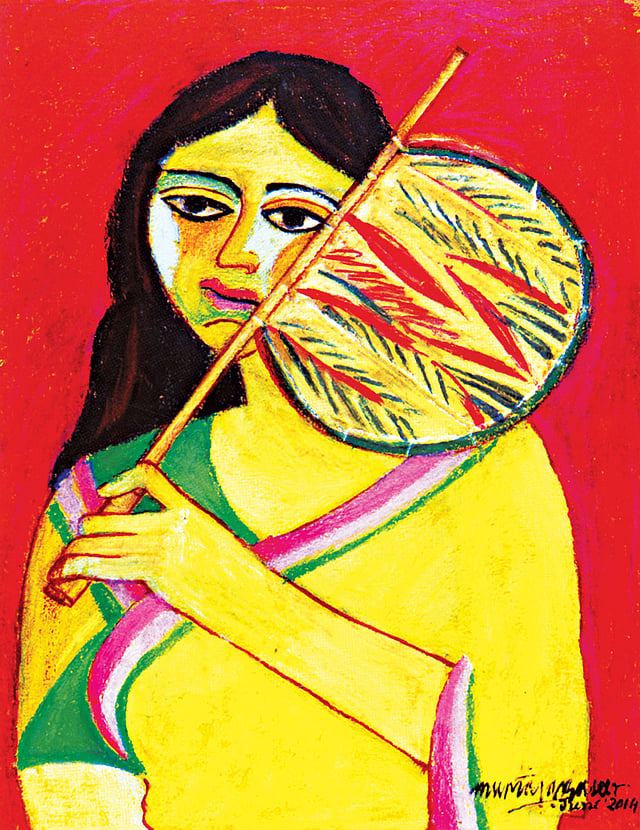 মুর্তজা ব​শীরের একটি চিত্রকর্ম