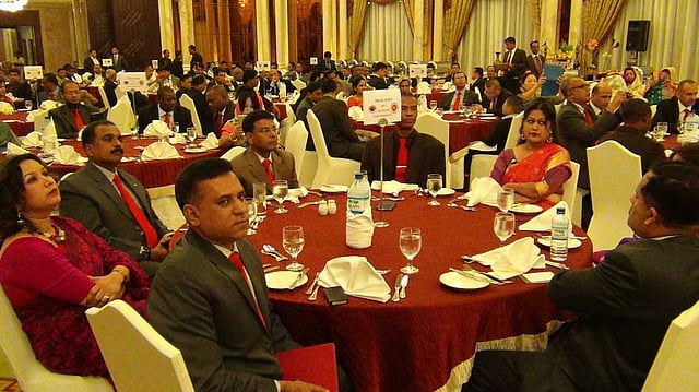 সংবর্ধনা সভায় অতিথিরা