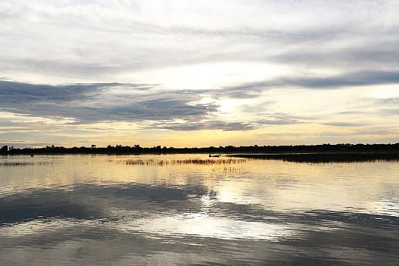 উজানধলের পথে মায়াবী সূর্যাস্ত। দিরাই