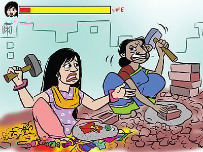 আঁকা: জুনায়েদ আজীম চৌধুরী