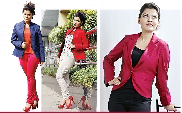 ব্লেজারে রঙের বৈচিত্র্য আছে বেশ