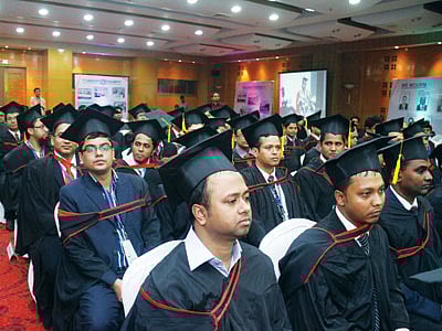 আইসিএসবিতে সনদ প্রদান অনুষ্ঠান। ফাইল ছবি