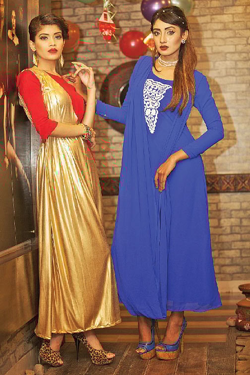 জমকালো পার্টিতে পরতে পারেন ঢিলেঢালা পোশাক