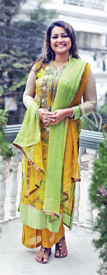 নওশিন। ছবি: খালেদ সরকার